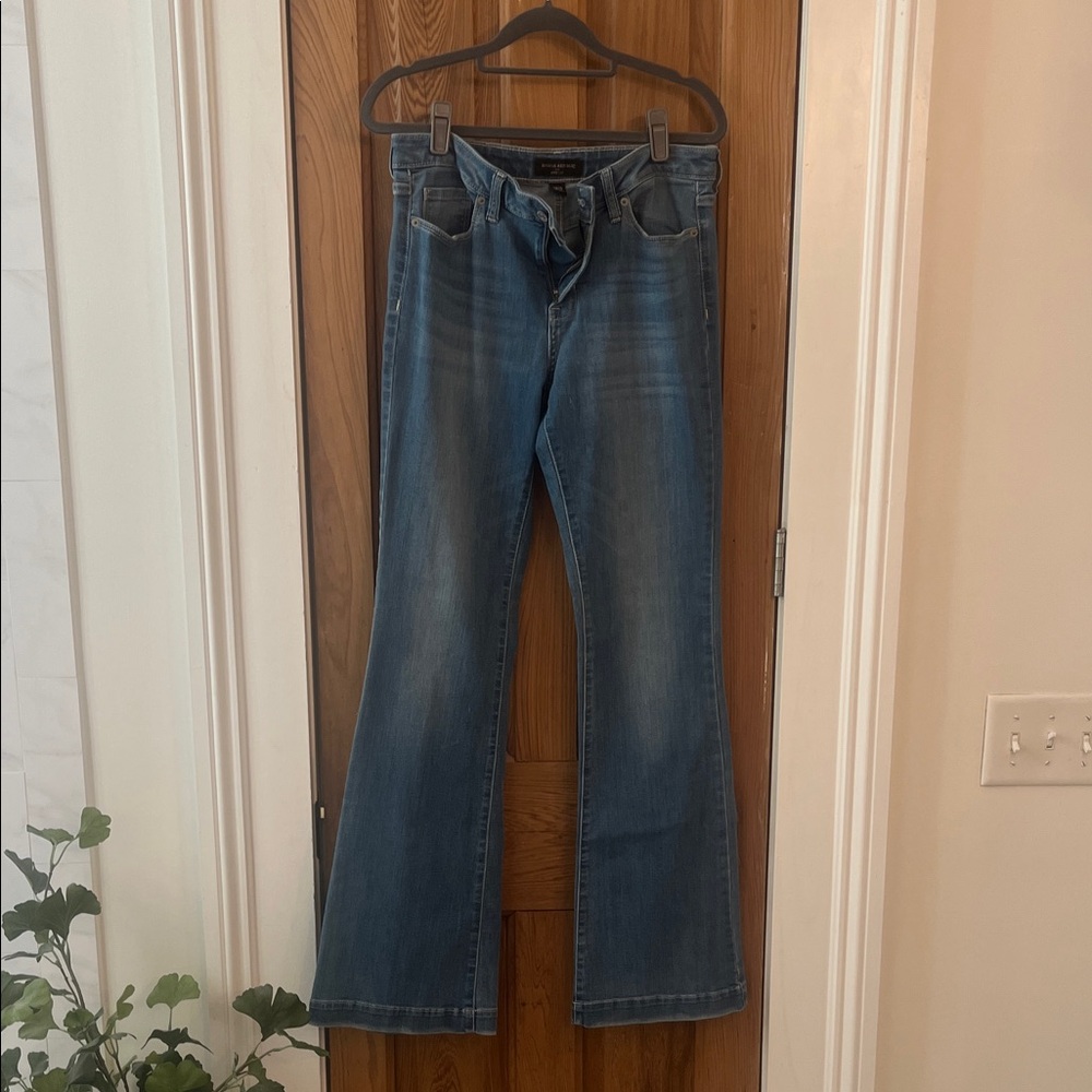 Banana Republic Flare Jeans in Classic Blue